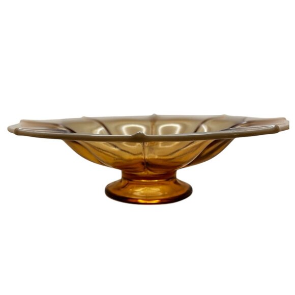 Fenton Cameo Opalescent #857-11" Flared Footed Console Bowl 1926-1927 - Picture 6 of 13